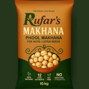 10kg Bulk Pack – Rufar’s Export Quality Makhana